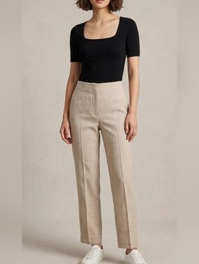Aritzia Wilfred Beige Dress Pants Professional Office Corporate Prep Size 6 Prep